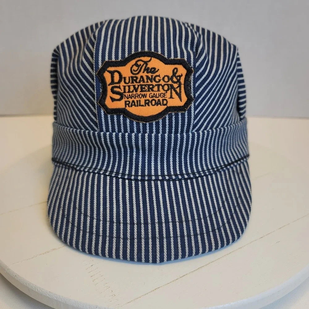 Vintage Durango & Silverton Narrow Gauge Railroad Kids Train Hat Size Medium